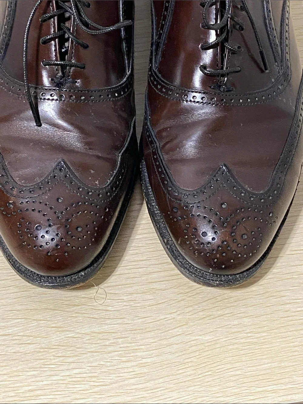 Dexter Men's Dark Brown Wingtip Brogue Oxfords